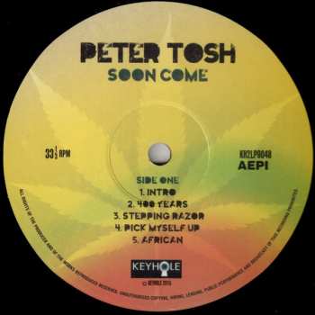 2LP Peter Tosh: Soon Come
