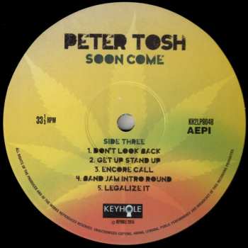 2LP Peter Tosh: Soon Come