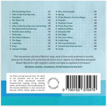 CD Peter Warlock: Songbook