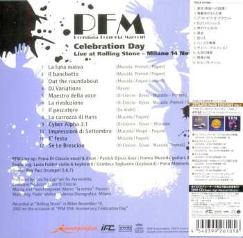 CD Premiata Forneria Marconi: Celebration Day: 35th Anniversary Of PFM
