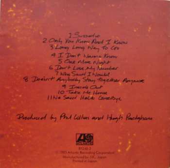 CD Phil Collins: No Jacket Required