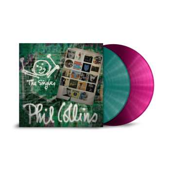 LP Phil Collins: The Singles (limited Edition) (magenta & Green Vinyl)
