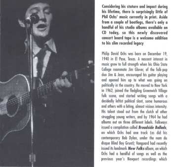 CD Phil Ochs: Live Again!