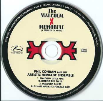 CD Philip Cohran & The Artistic Heritage Ensemble: The Malcolm X Memorial (A Tribute In Music)