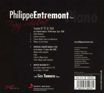 CD Franz Schubert: Sonata No. 21 D. 960; Fantasie D. 940; Marche Militaire No. 1