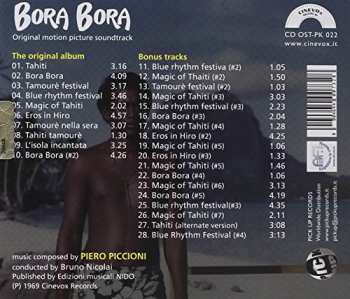 CD Piero Piccioni: Bora Bora (Original Motion Picture Soundtrack)