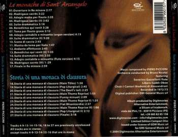CD Piero Piccioni: Le Monache Di Sant'Arcangelo / Storia Di Una Monaca Di Clausura (Original Motion Picture Soundtracks) LTD