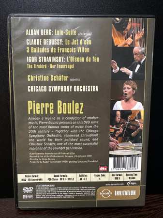 DVD Igor Stravinsky: Pierre Boulez Conducts Modern Classics