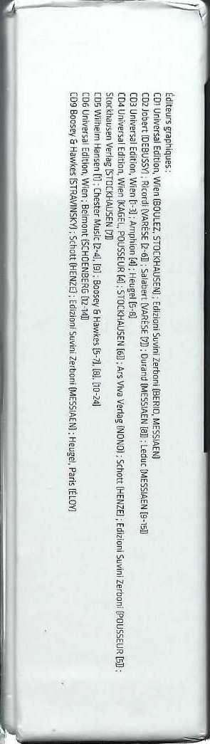 10CD/Zestaw pudełkowy Pierre Boulez: Le Domaine Musical - 1956...1967 LTD