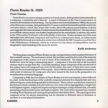 CD Pierre Boulez: Piano Sonatas Nos. 1 - 3