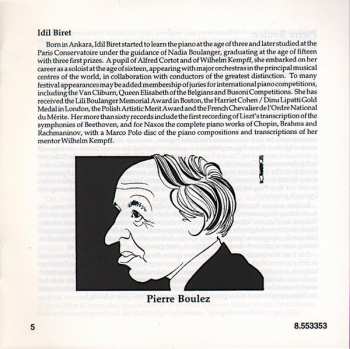 CD Pierre Boulez: Piano Sonatas Nos. 1 - 3