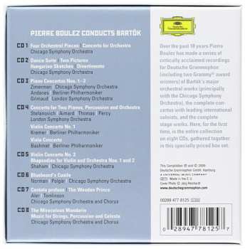8CD/Zestaw pudełkowy Béla Bartók: Pierre Boulez Conducts Bartók