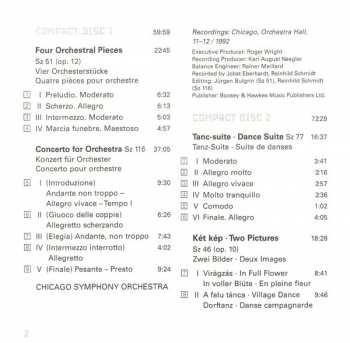 8CD/Zestaw pudełkowy Béla Bartók: Pierre Boulez Conducts Bartók