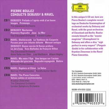 6CD/Zestaw pudełkowy Pierre Boulez: Pierre Boulez Conducts Debussy & Ravel
