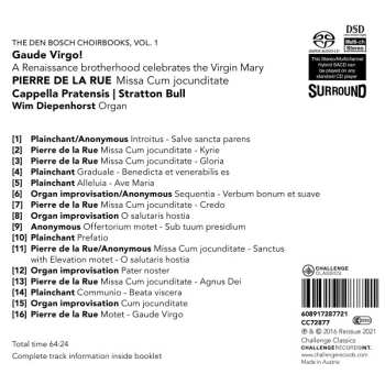SACD Pierre de la Rue: Gaude Virgo! A Renaissance Brotherhood Celebrates The Virgin Mary