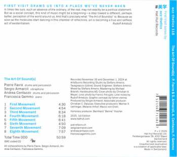 CD Pierre Favre: The Art Of Sound(s)