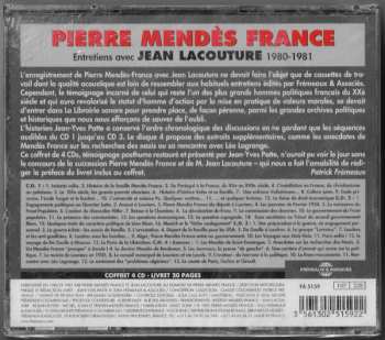 4CD Pierre Mendès France: Entretiens Avec Jean Lacouture 1980-1981