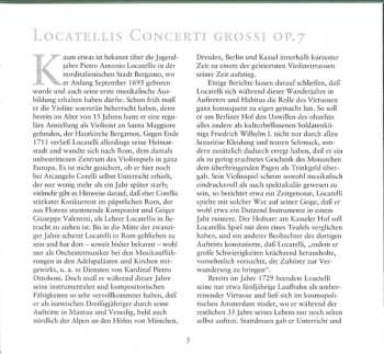CD Pietro Antonio Locatelli: Concerti Grossi Op.7