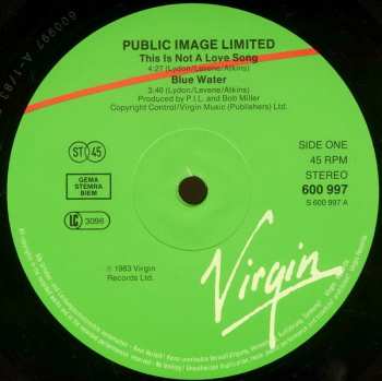 LP Public Image Limited: This Is Not A Love Song