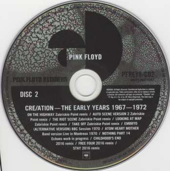 2CD Pink Floyd: Cre/ation (The Early Years 1967-1972)