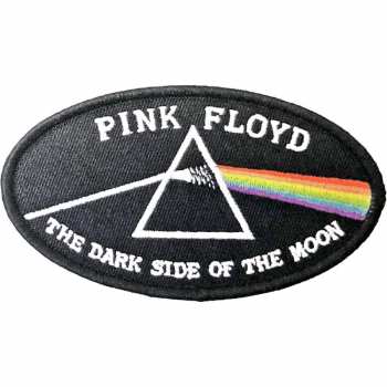 Merch Pink Floyd: Naszywka Dark Side Of The Moon Oval Black Border