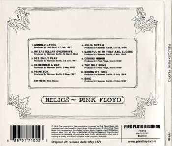 CD Pink Floyd: Relics DIGI