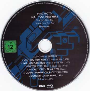 2CD/2DVD/Zestaw pudełkowy/Blu-ray Pink Floyd: Wish You Were Here - Immersion Box Set LTD