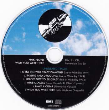 2CD/2DVD/Zestaw pudełkowy/Blu-ray Pink Floyd: Wish You Were Here - Immersion Box Set LTD