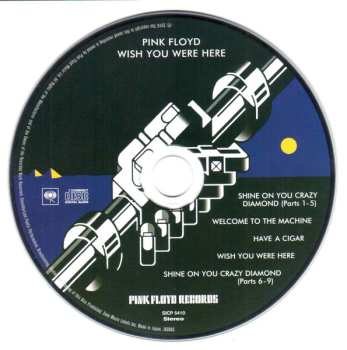 CD Pink Floyd: Wish You Were Here = 炎 (あなたがここにいてほしい) LTD