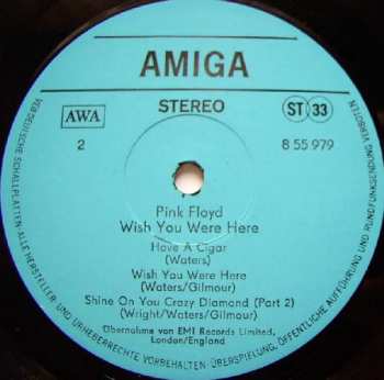 LP Pink Floyd: Wish You Were Here