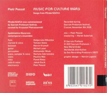CD Piotr Peszat: Music For Culture Wars