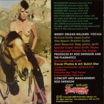 CD Plasmatics: Beyond The Valley Of 1984
