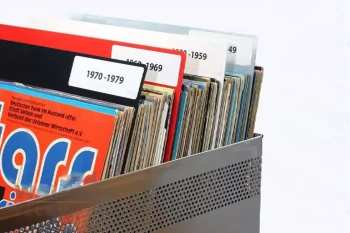 Technologia audio Plastový rozdělovač na LP desky Červený