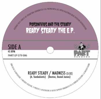SP Poisonivies And The Steady: Ready Steady The E.P. LTD