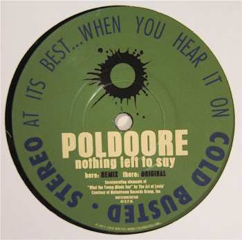 SP Poldoore: Nothing Left To Say LTD | NUM