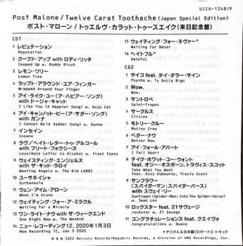 2CD Post Malone: Twelve Carat Toothache (Japan Special Edition) LTD