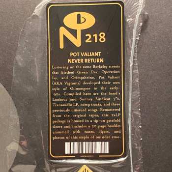 2LP Pot Valiant: Never Return 