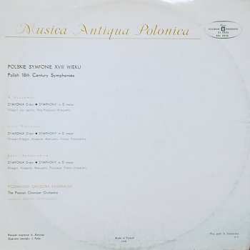 LP Poznan Chamber Orchestra: Polskie Symfonie