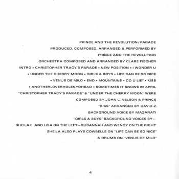 CD Prince And The Revolution: Parade (Music From The Motion Picture Under The Cherry Moon)