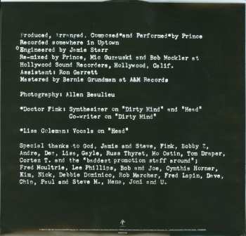 LP Prince: Dirty Mind