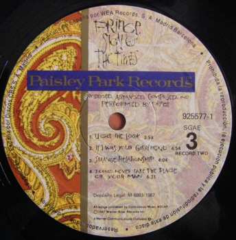 2LP Prince: Sign "O" The Times