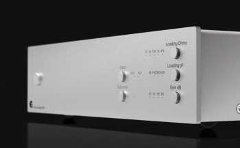 Technologia audio Pro-Ject Phono Box S3 B - Plně symetrický gramofonový předzesilovač, stříbrný