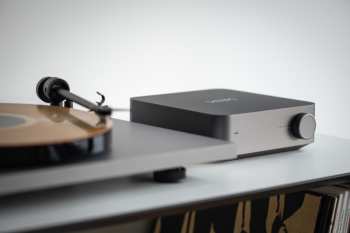 Technologia audio Pro-ject Stereo Set Phono + Streaming -  Audio Set Se Zesilovačem Wiim A Gramofonem, šedý