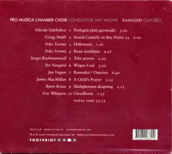 CD Pro Musica Chamber Choir: Ramaskri / Outcries