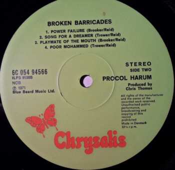 LP Procol Harum: Broken Barricades 