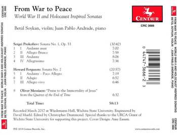 CD Sergei Prokofiev: From War To Peace