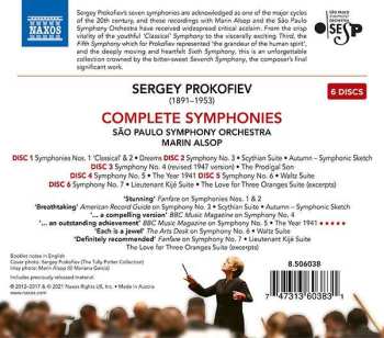 6CD/Zestaw pudełkowy Sergei Prokofiev: Complete Symphonies