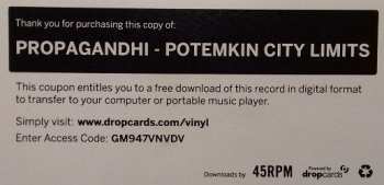 LP Propagandhi: Potemkin City Limits
