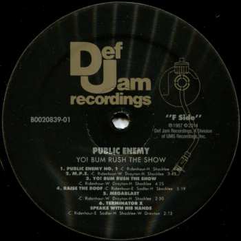 LP Public Enemy: Yo!  Bum Rush The Show