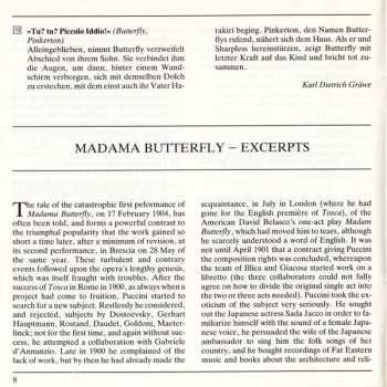 CD Giacomo Puccini: Madama Butterfly - Highlights